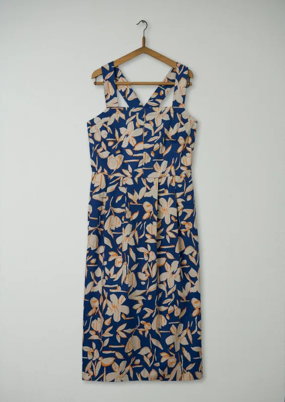 Reworn Cotton Floral Print Dress Size 18 (805) | River Blue sold by TOAST