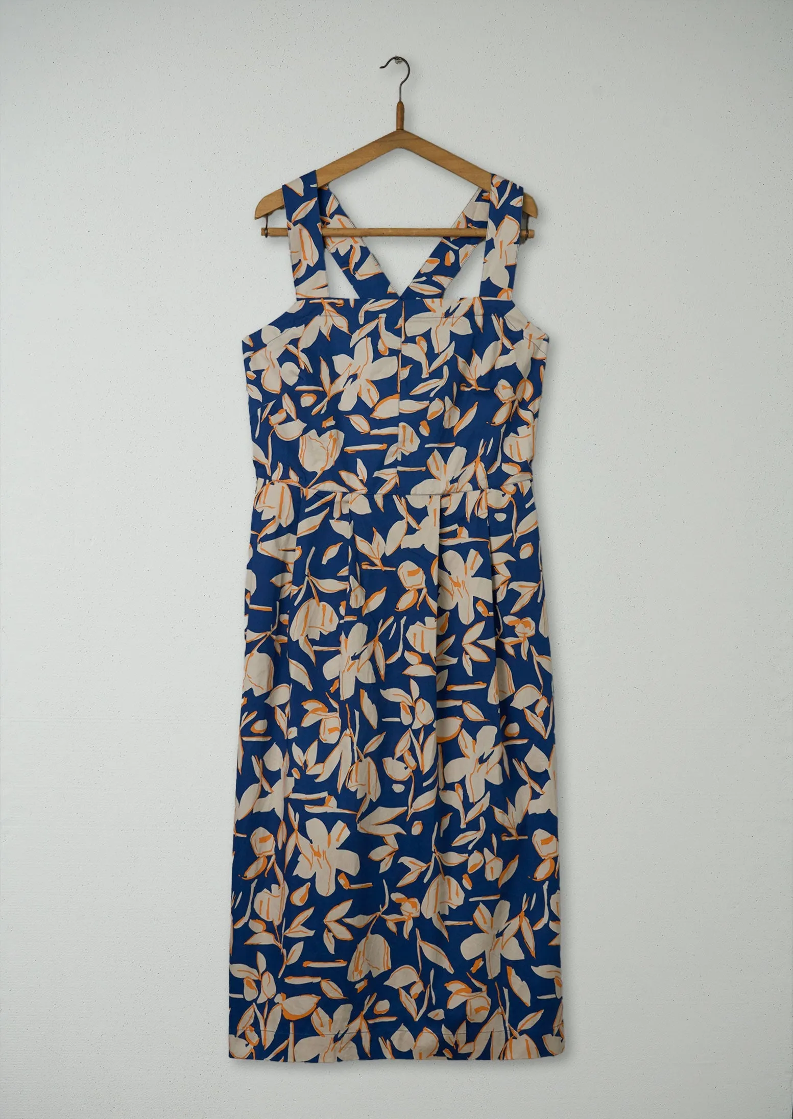 Reworn Cotton Floral Print Dress Size 18 (805) | River Blue sold by TOAST