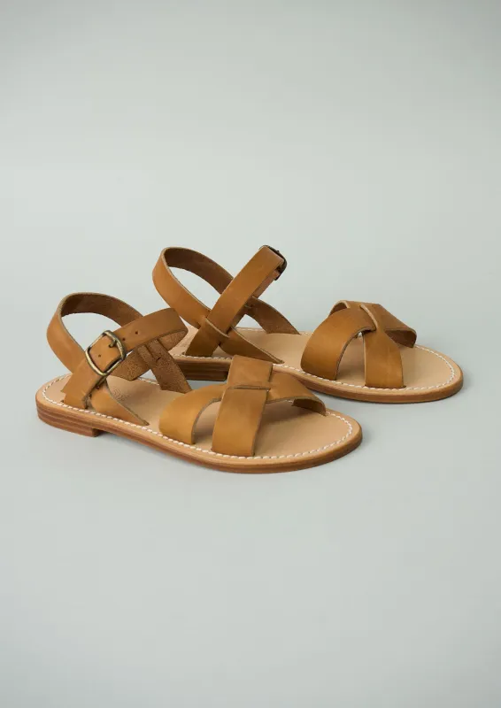 Reworn La Botte Gardiane Pac Sandals Size 36 (234) | Tan sold by TOAST