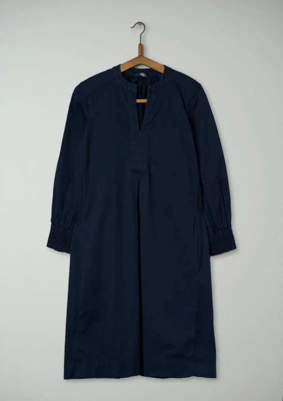 Reworn Cotton Twill Shirt Dress Size 6 (833) | Slate sold by TOAST