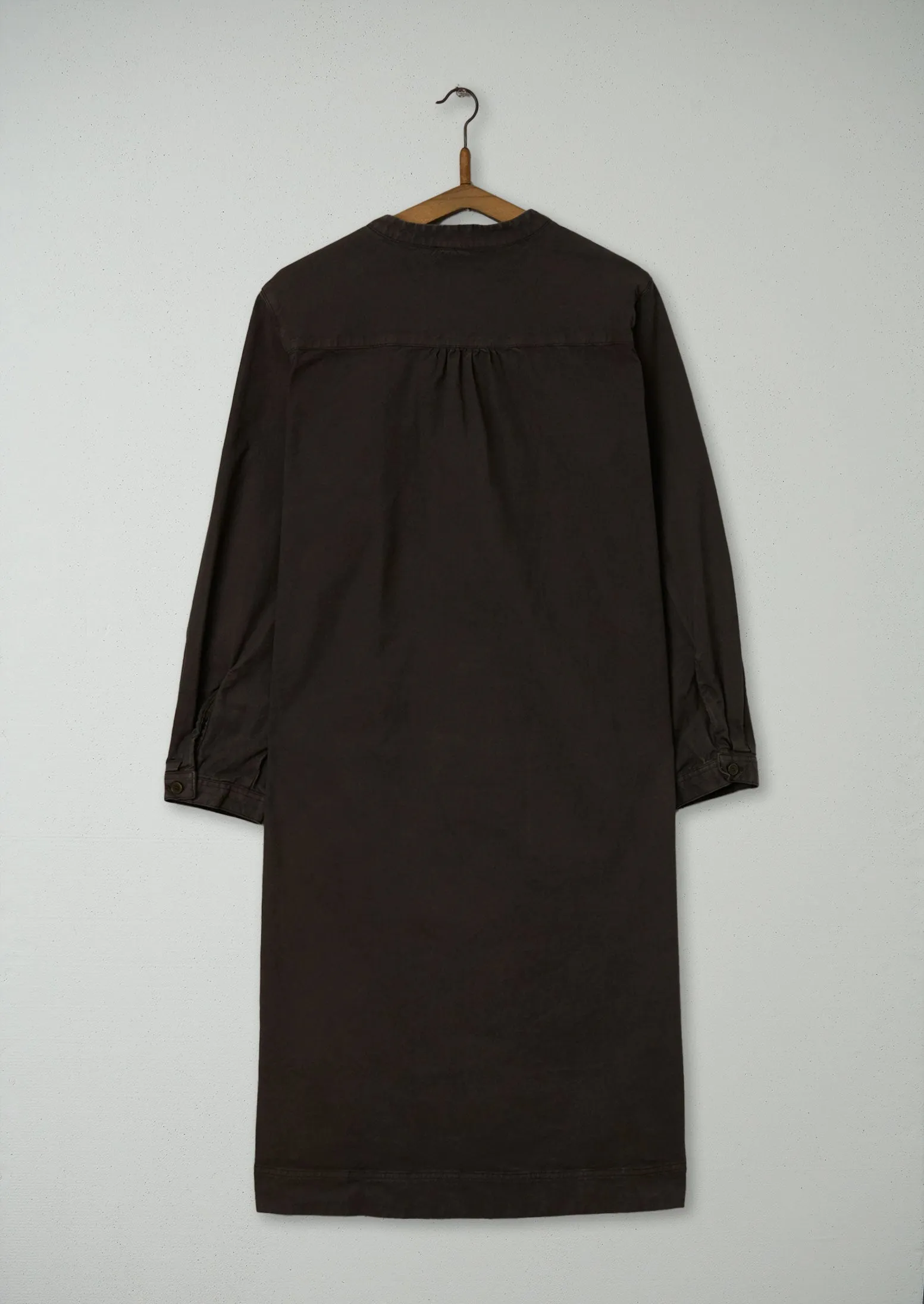 Reworn Ruffle Neck Shirt Dress Size 12 (855) | Blue Grey sold by TOAST product image thumbnail 2