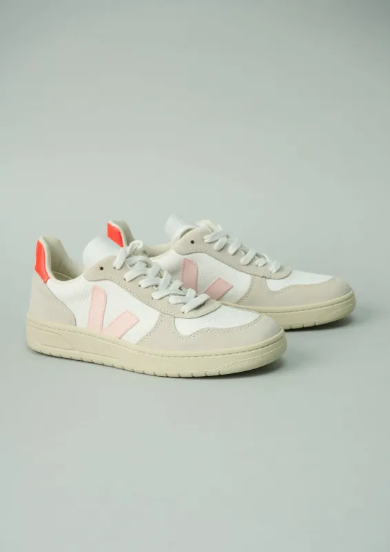 Reworn Veja Trainers Size 37 (212) | White/Petale/Orange Fluo sold by TOAST
