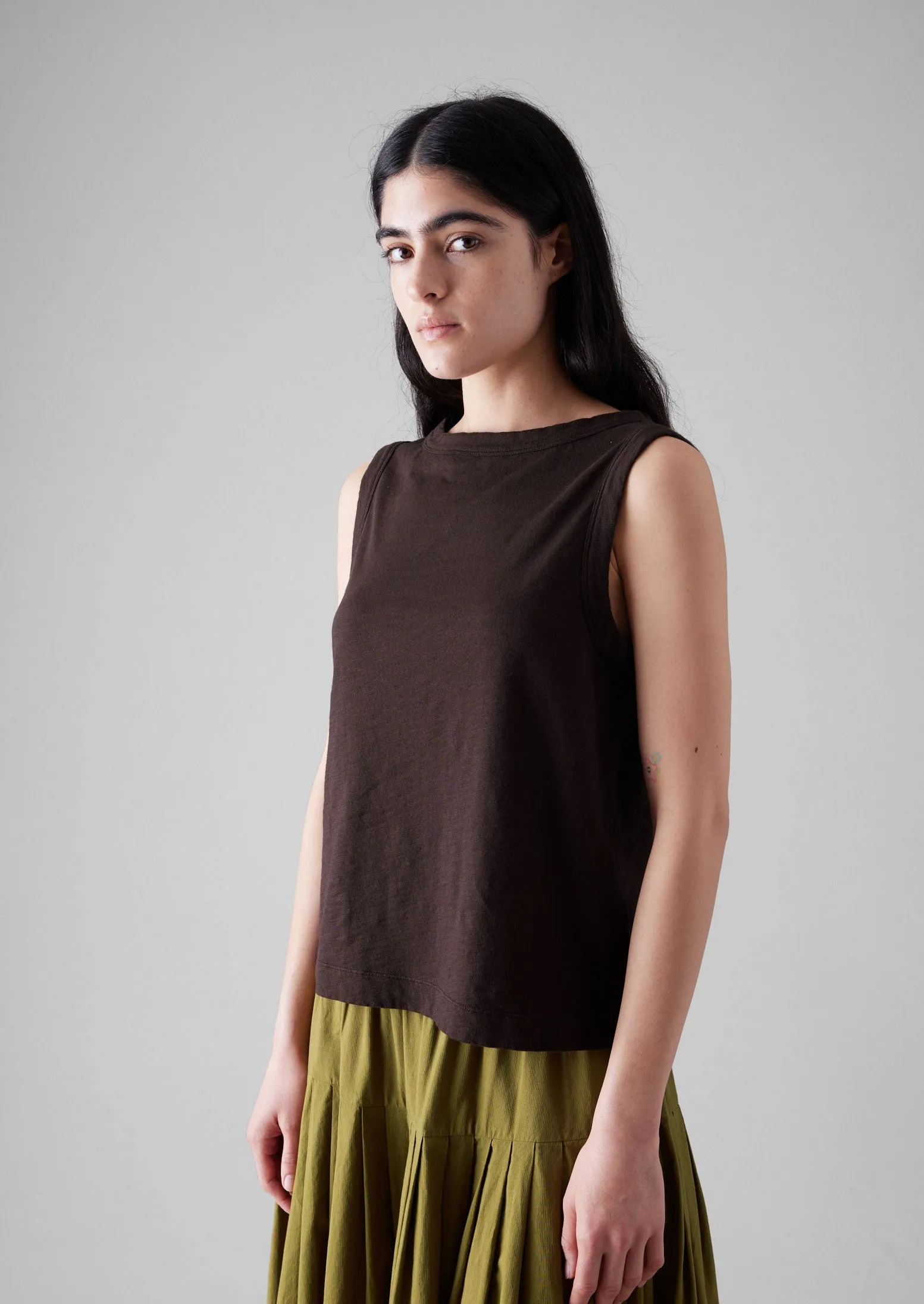 Garment Dyed Organic Cotton Tank Top | Rich Earth sold by TOAST product image thumbnail 3