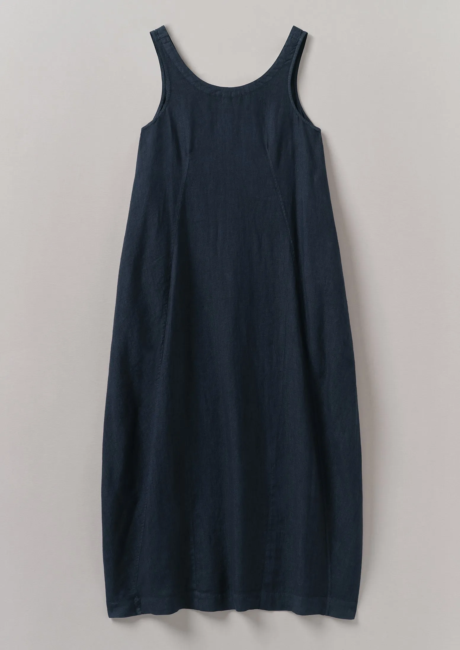 Garment Dyed Linen Easy Dress | Midnight sold by TOAST