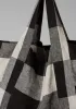 Macro Gingham Lightweight Linen Bag | Ecru/Charcoal sold by TOAST