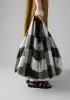 Macro Gingham Lightweight Linen Bag | Ecru/Charcoal sold by TOAST