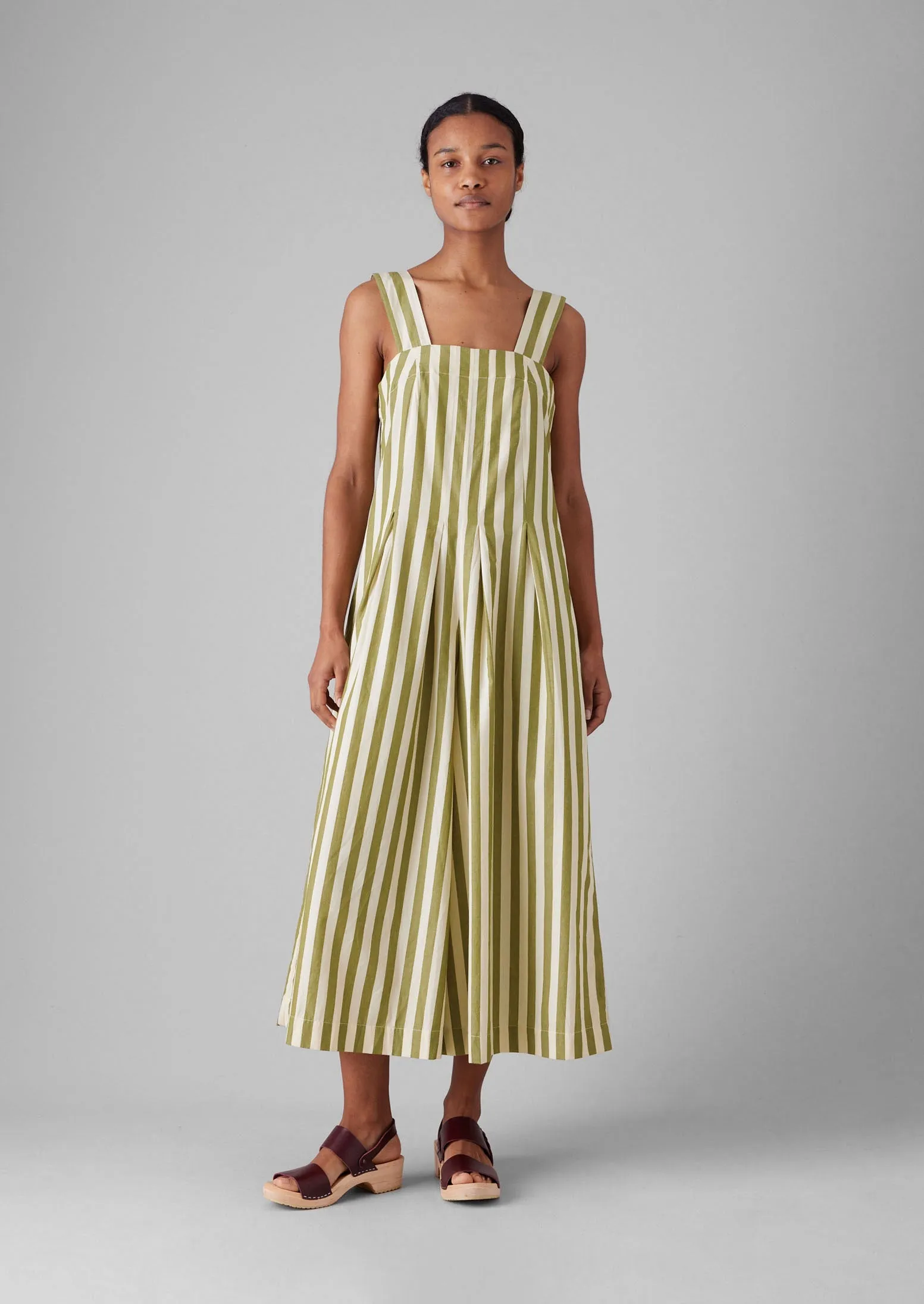 Oyo Stripe Cotton Jumpsuit | Calla Green sold by TOAST product image thumbnail 2