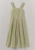 Oyo Stripe Cotton Jumpsuit | Calla Green sold by TOAST
