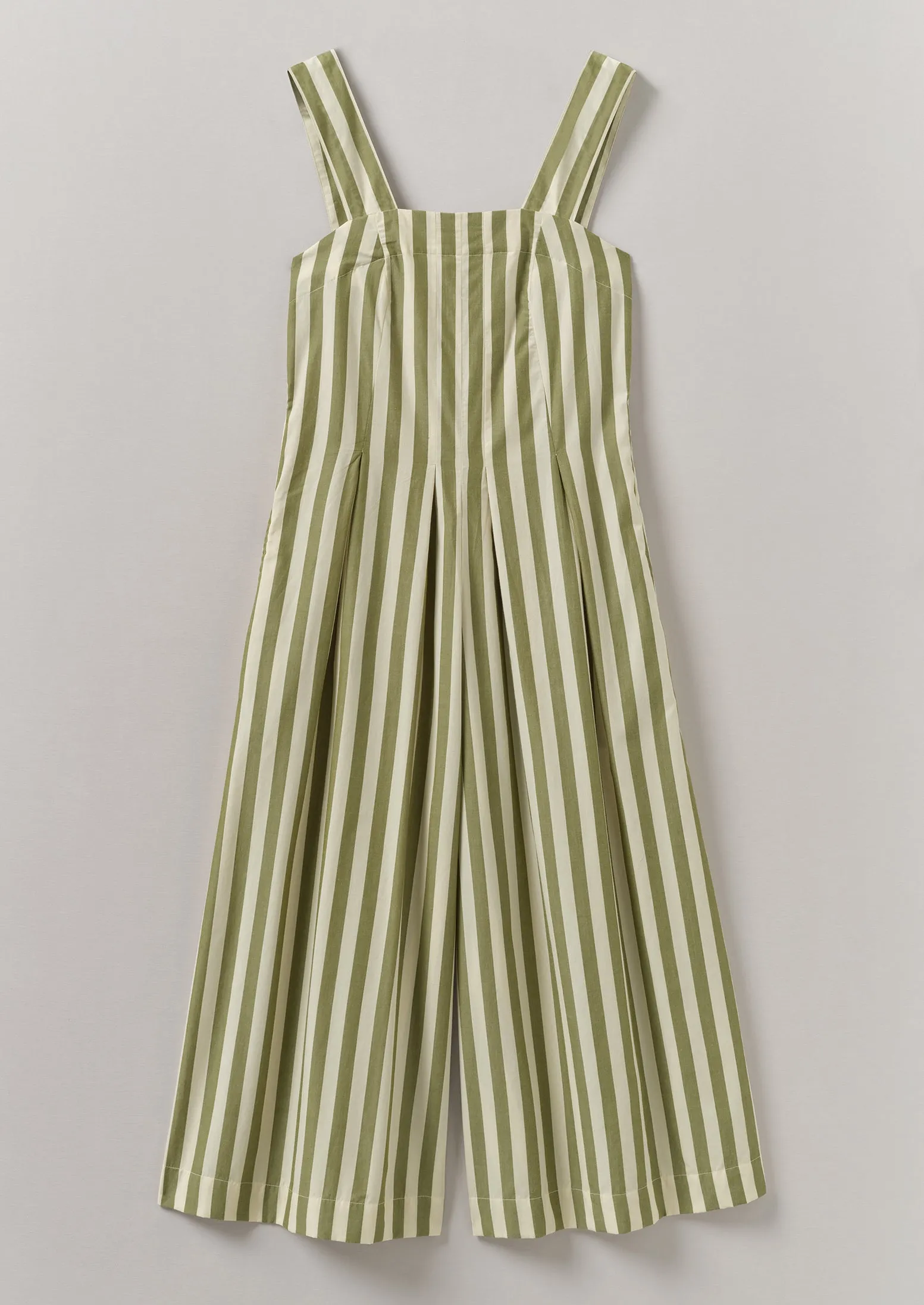 Oyo Stripe Cotton Jumpsuit | Calla Green sold by TOAST