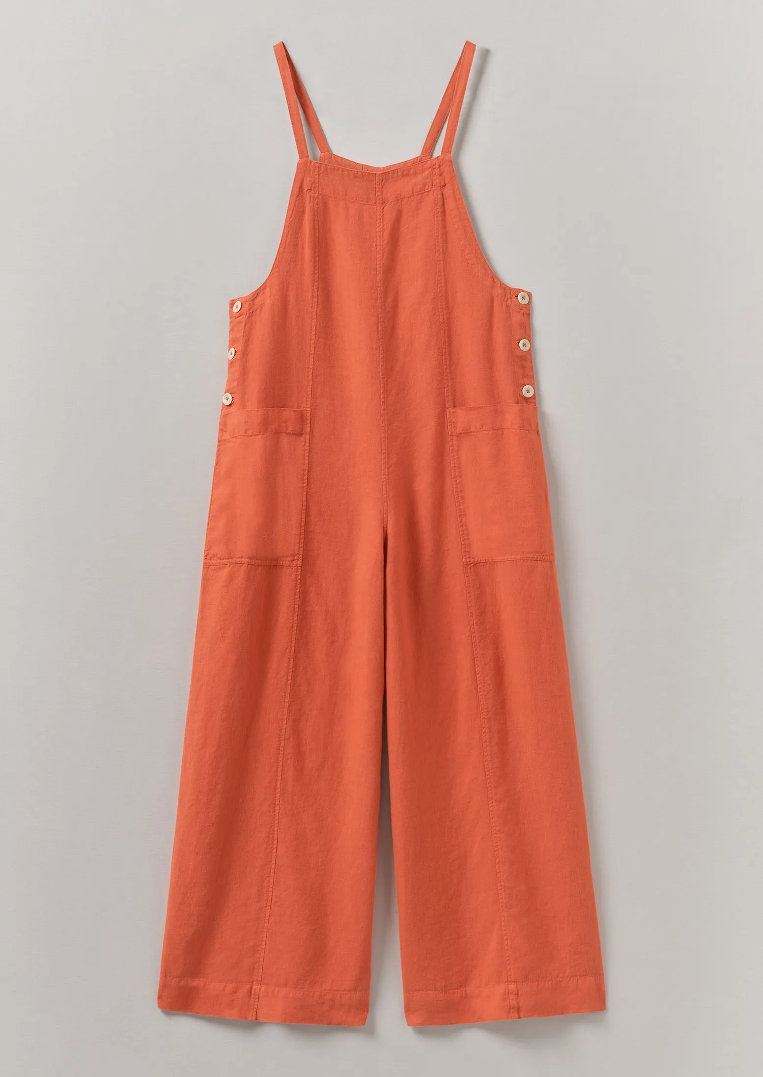 Garment Dyed Linen Pocket Jumpsuit | Red Chilli sold by TOAST