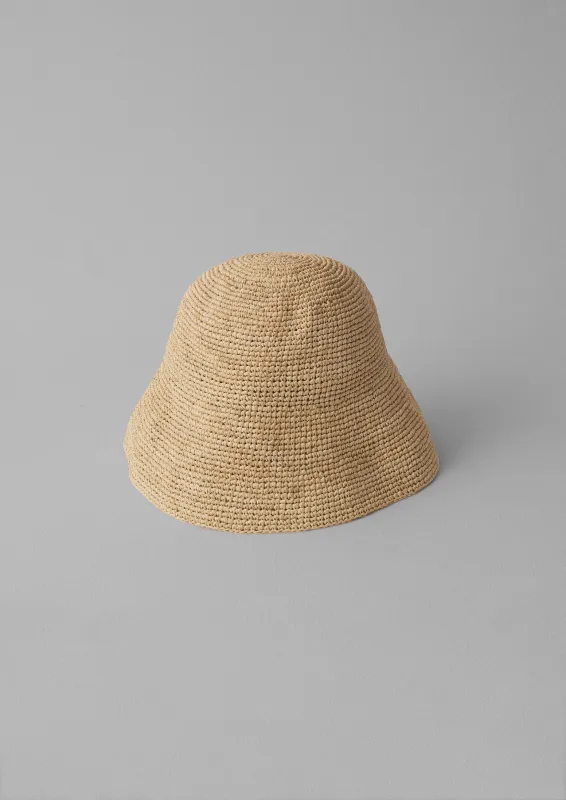 Maison N.H. Paris Noa Raffia Hat | Natural sold by TOAST