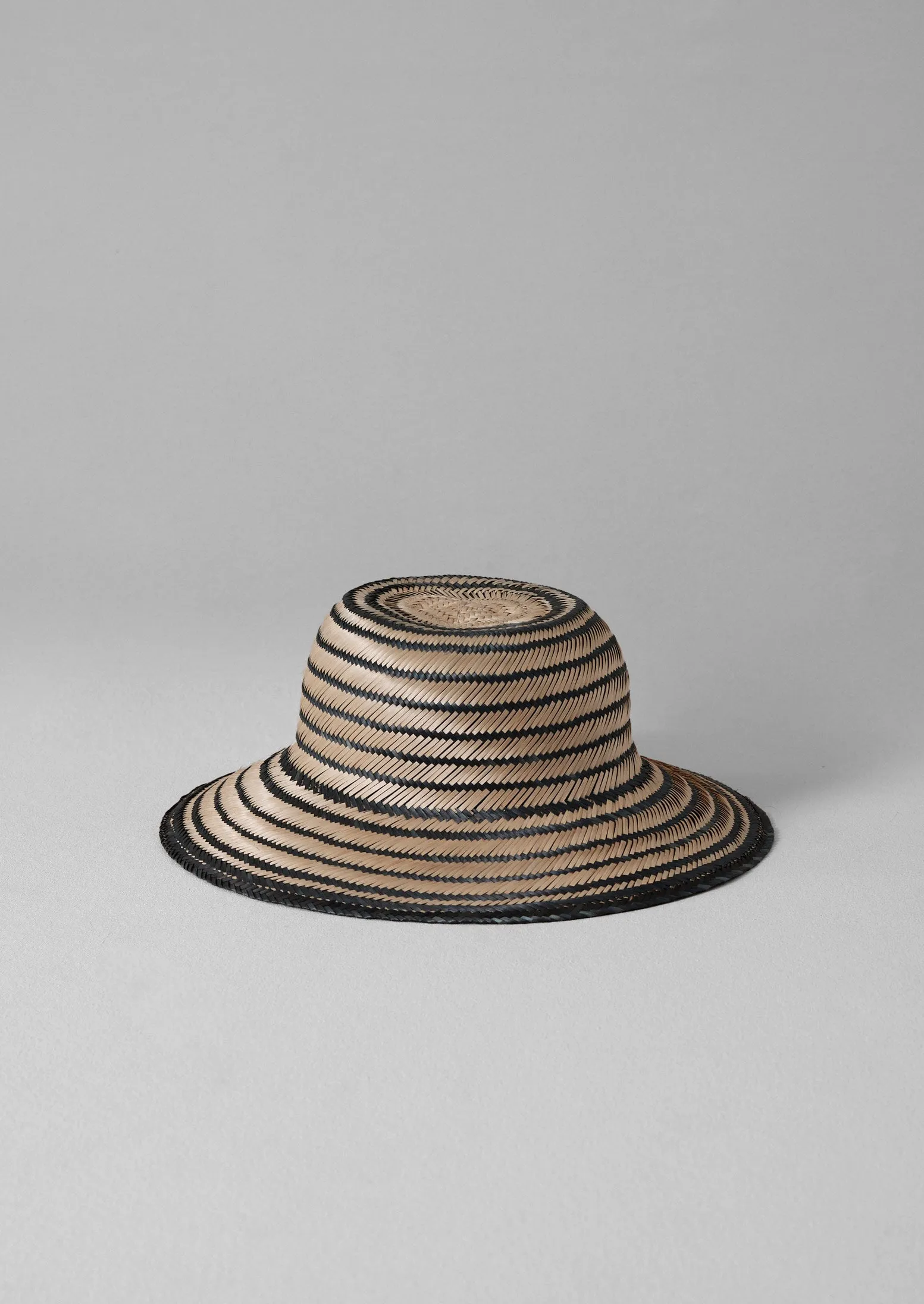 Guanabana Straw Hat | Black/Natural sold by TOAST