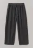 Garment Dyed Linen Drawstring Trousers | Black Pepper sold by TOAST