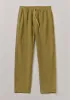 Alfie Garment Dyed Linen Trousers | Durian Green sold by TOAST