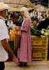 Lightweight Linen Gathered Waist Dress | Washed Berry sold by TOAST