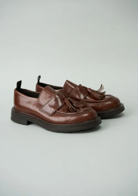 Reworn Sturlini Leather Loafers Size 39 (242) | Tobacco sold by TOAST