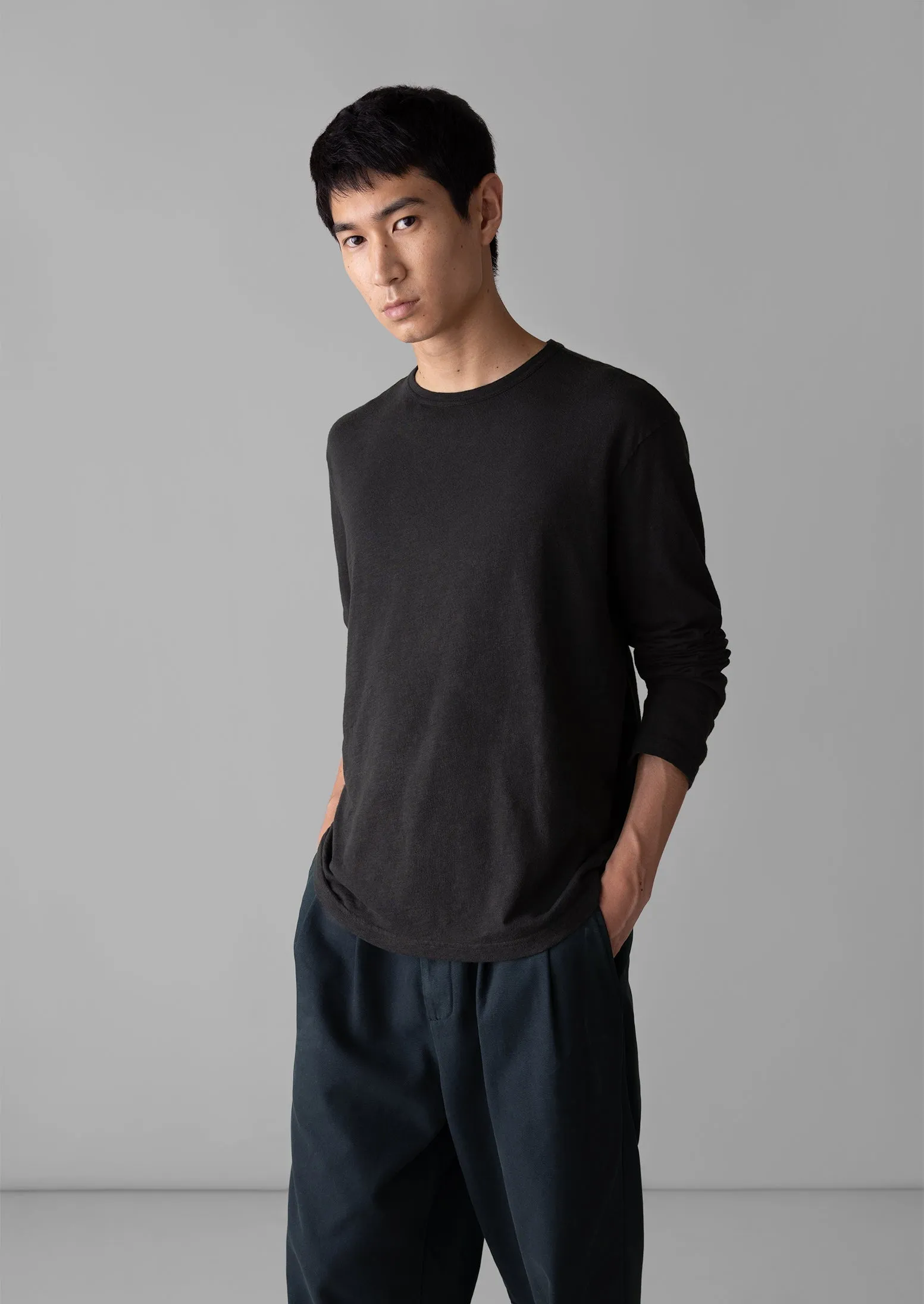 Frank Cotton Long Sleeve Tee | Carbon Black sold by TOAST product image thumbnail 2