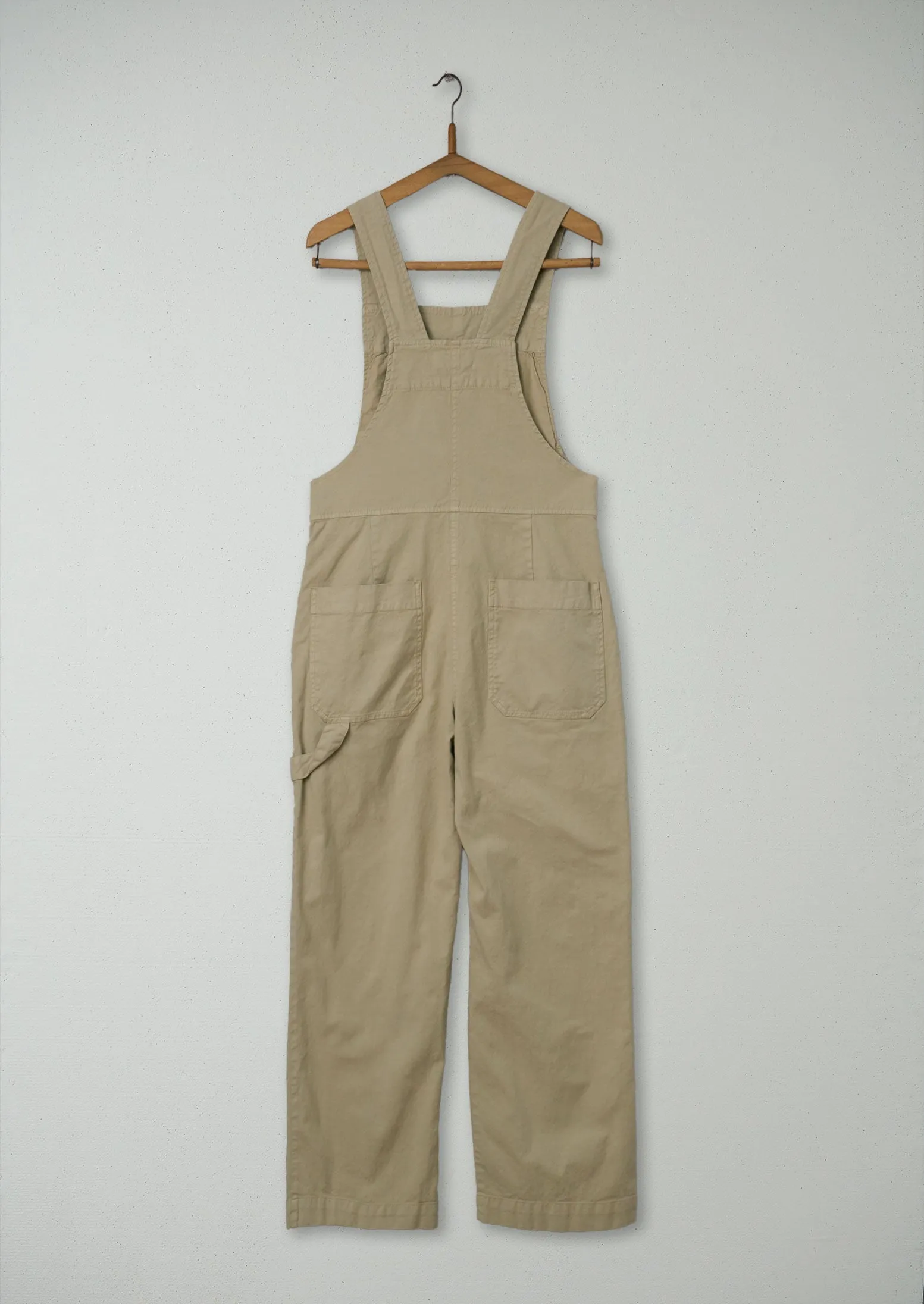 Reworn Cotton Canvas Dungarees Size 6 (544) | Sand sold by TOAST product image thumbnail 2