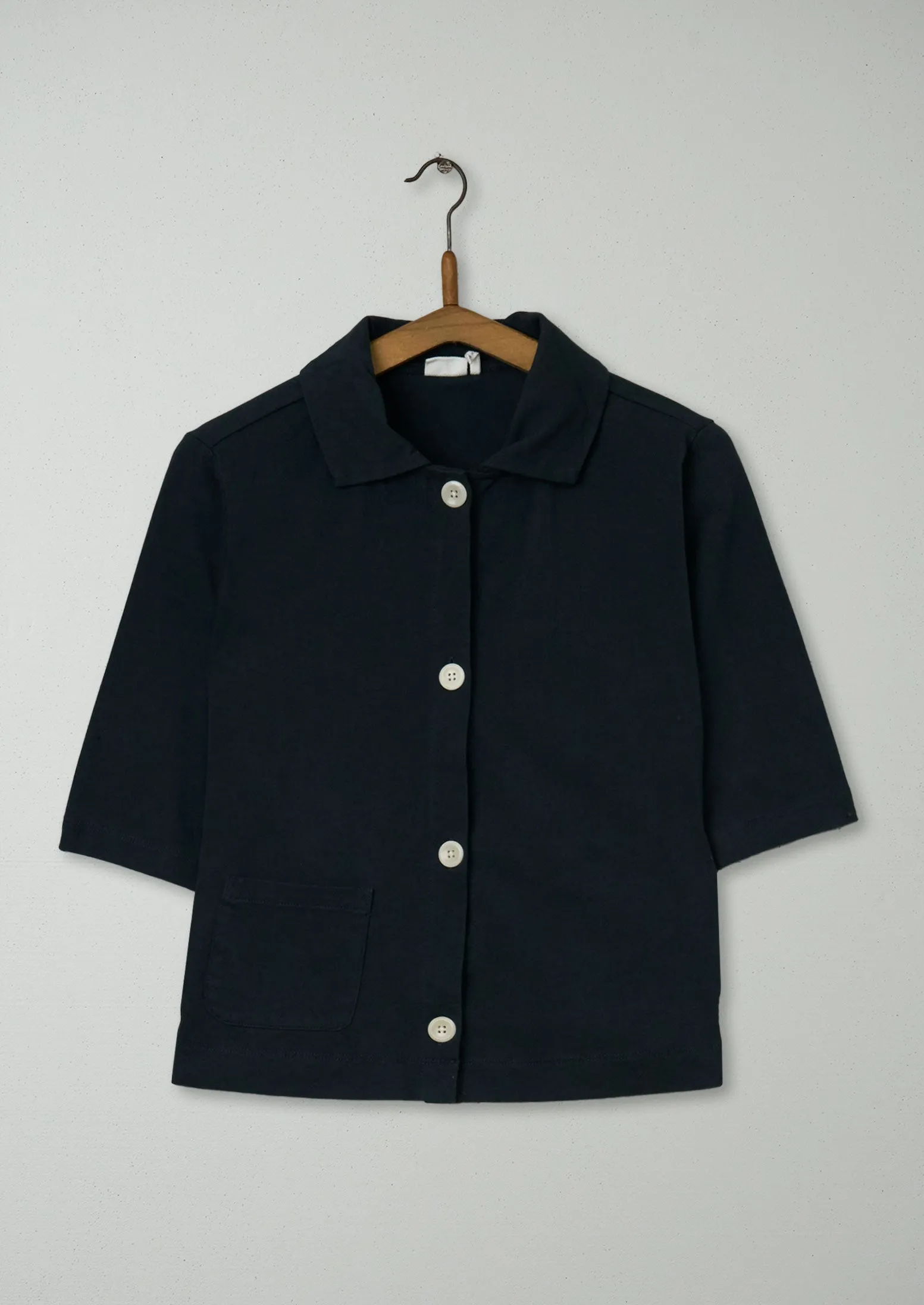 Reworn Organic Cotton Jersey Shirt Size XS (047) | Slate sold by TOAST