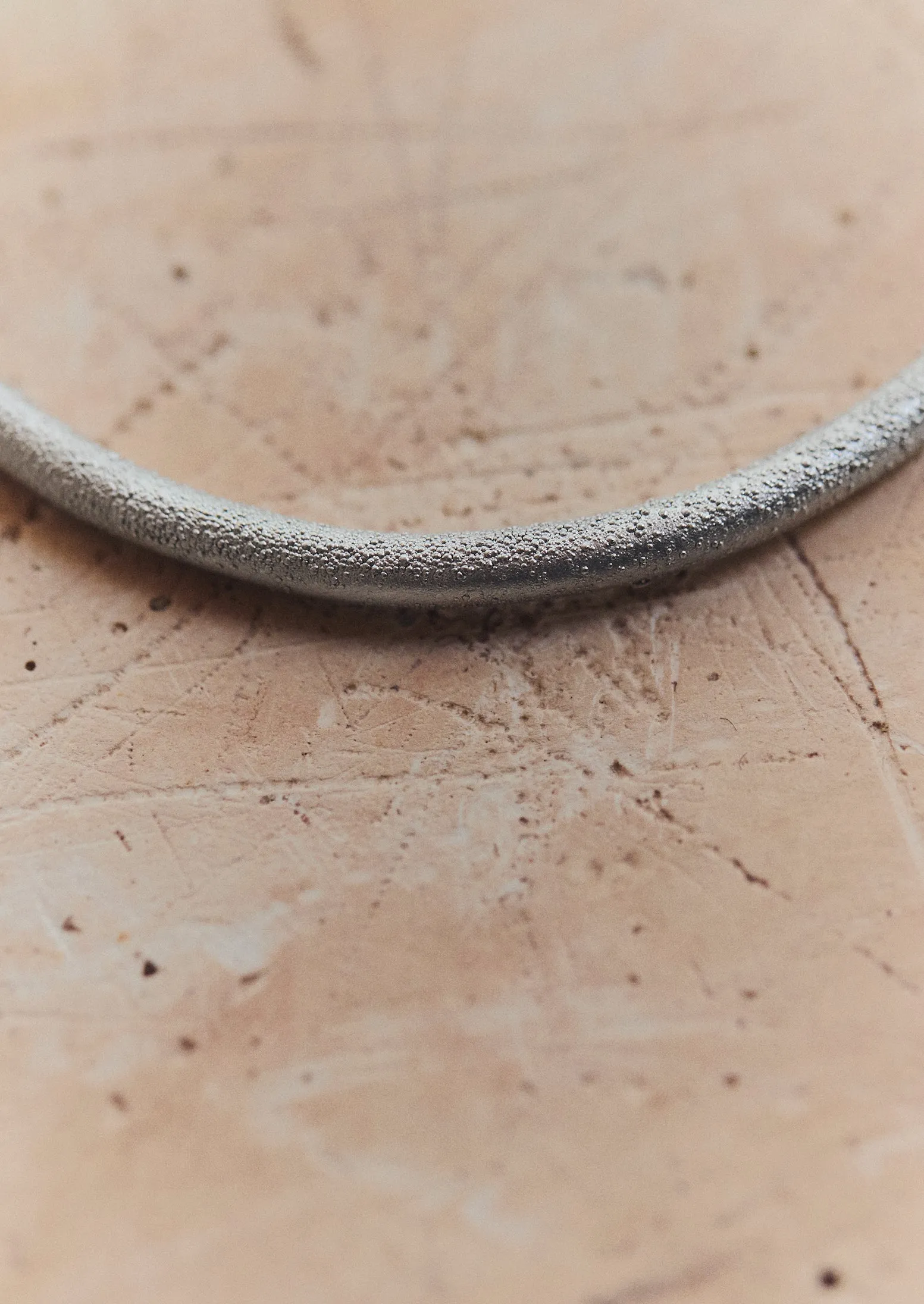 Lindey Tydeman Textured Bangle | Silver sold by TOAST product image thumbnail 2