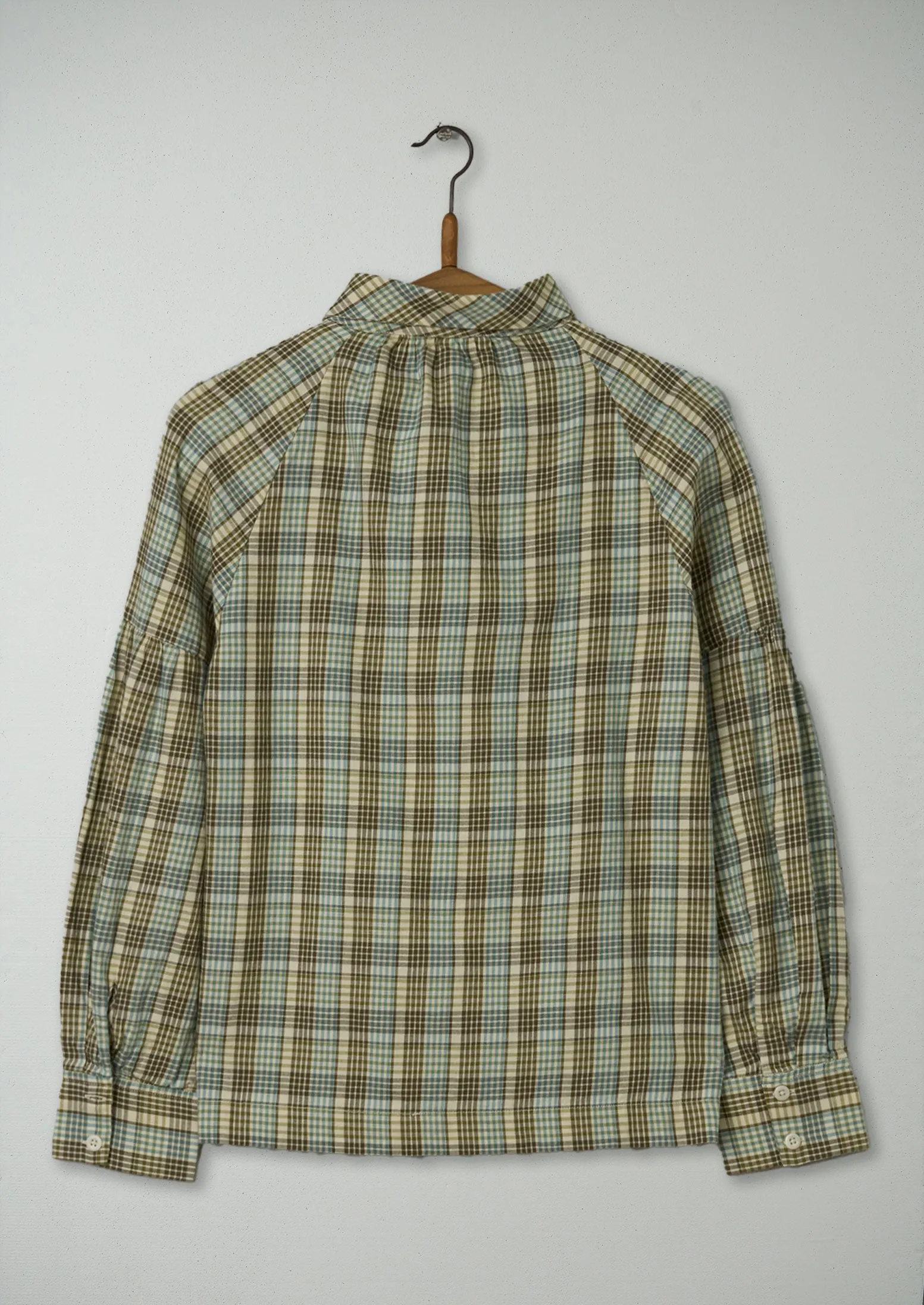 Reworn Tie Neck Cotton Shirt Size 6 (441) | Multi sold by TOAST product image thumbnail 2
