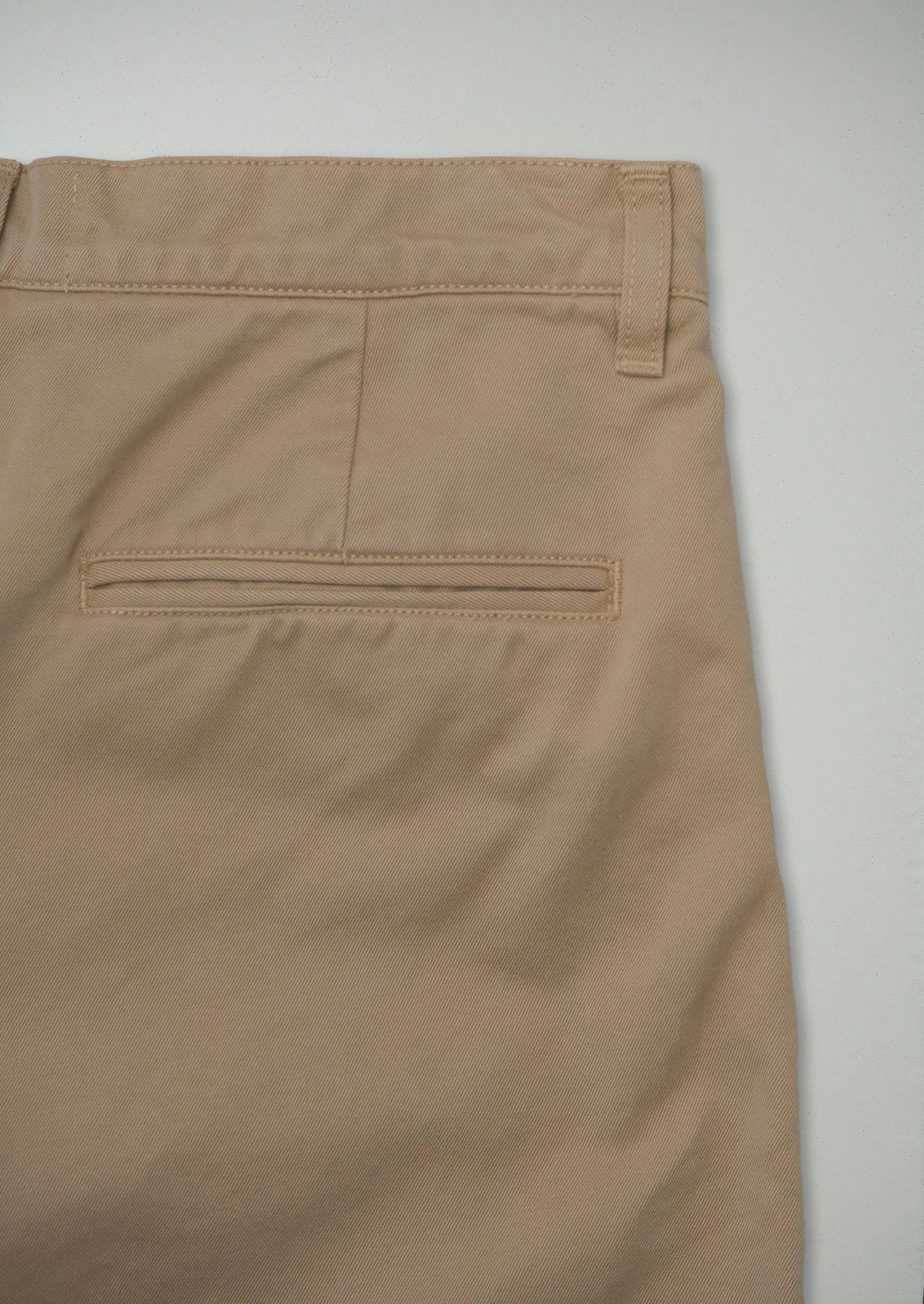Reworn Cotton Twill Culotte Size 10 (525) | Sand sold by TOAST product image thumbnail 2