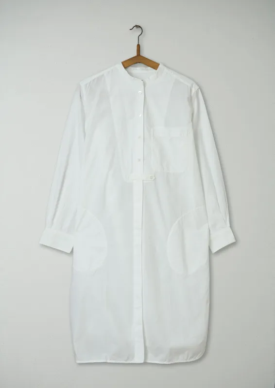 Reworn Poplin Tunic Size 10 (475) | White sold by TOAST