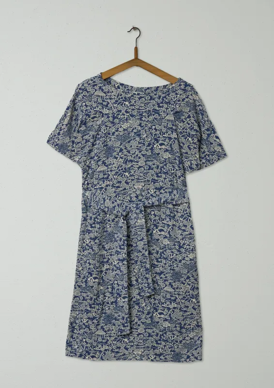 Reworn Ditsy Print Dress Size 10 (875) | Multi sold by TOAST