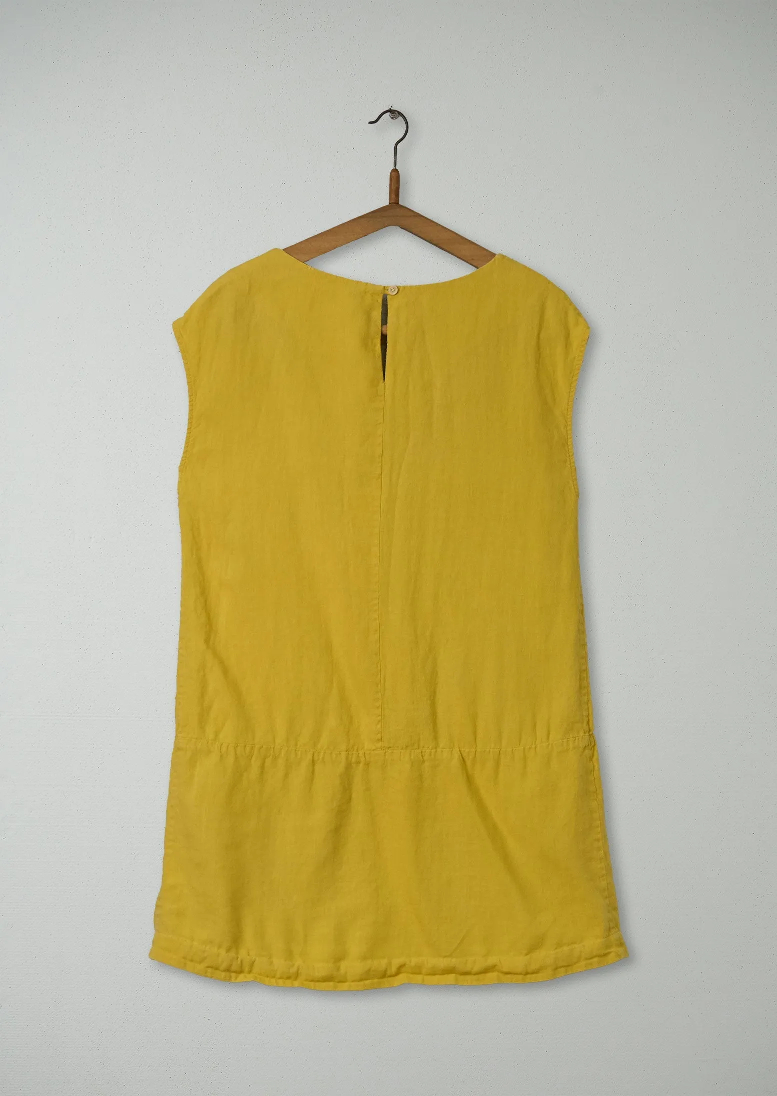 Reworn Linen Tunic Size 12 (498) | Yellow sold by TOAST product image thumbnail 2