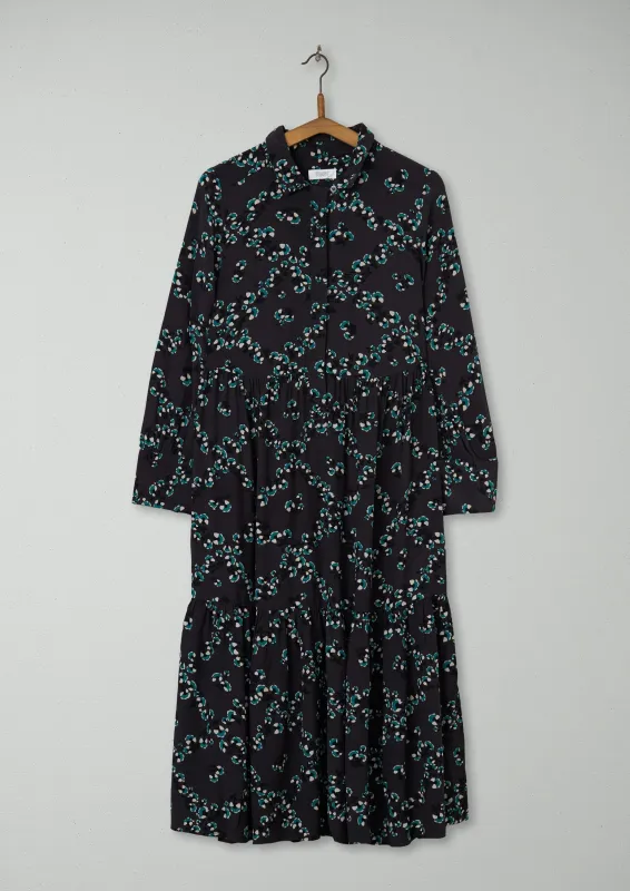 Reworn Floral Print Shirt Dress Size 6 (901) | Steel sold by TOAST