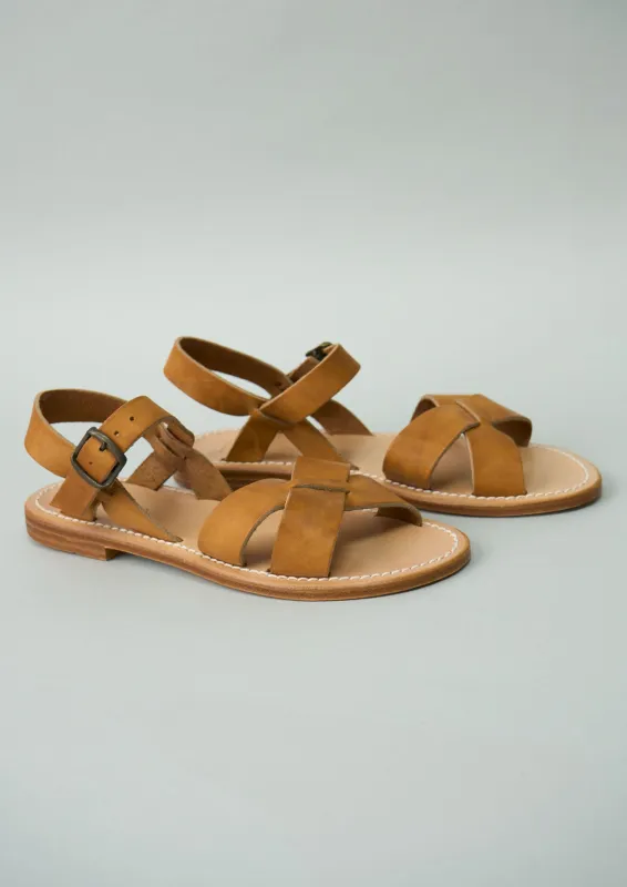 Reworn La Botte Gardiane Pac Sandals Size 36 (287) | Tan sold by TOAST