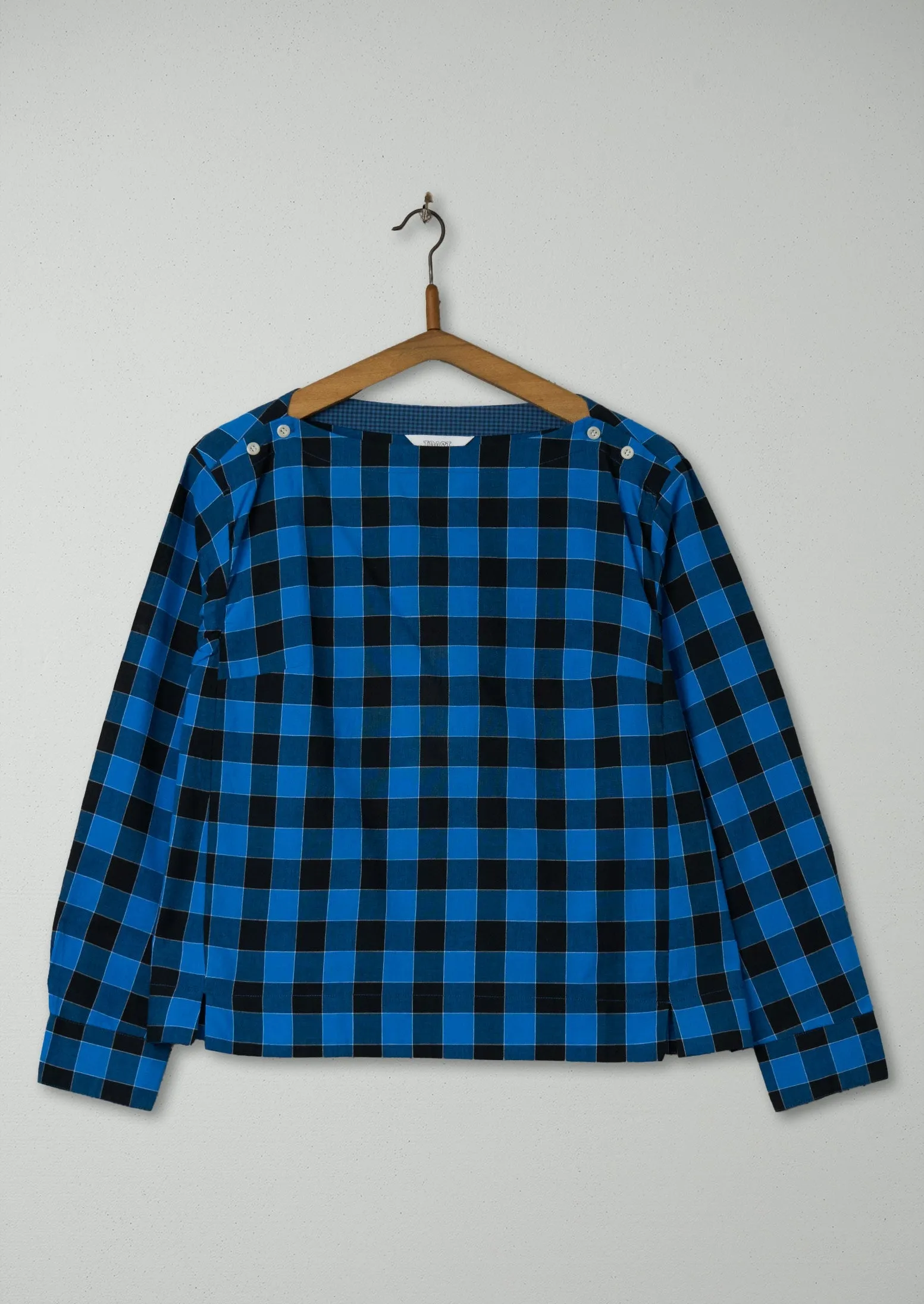 Reworn Zoya Top Size 6 (371) | Bright Blue sold by TOAST