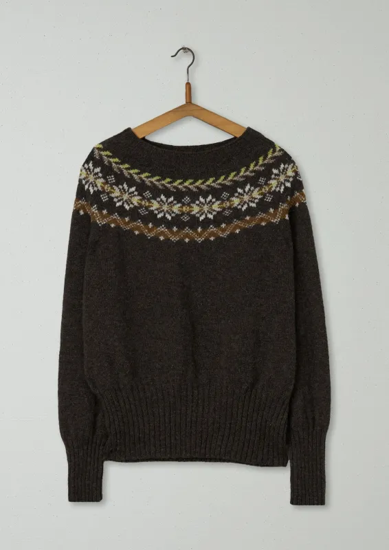 Reworn Fair Isle Yoke Sweater Size L (298) | Multi sold by TOAST