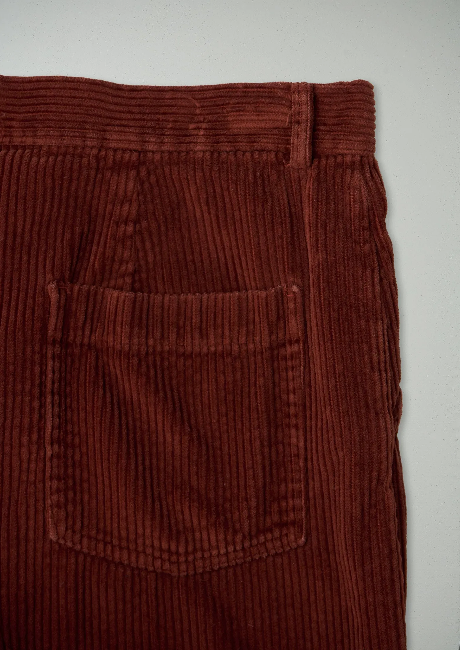 Reworn Cord Wide Leg Trousers Size 18 (552) | Chestnut sold by TOAST product image thumbnail 2