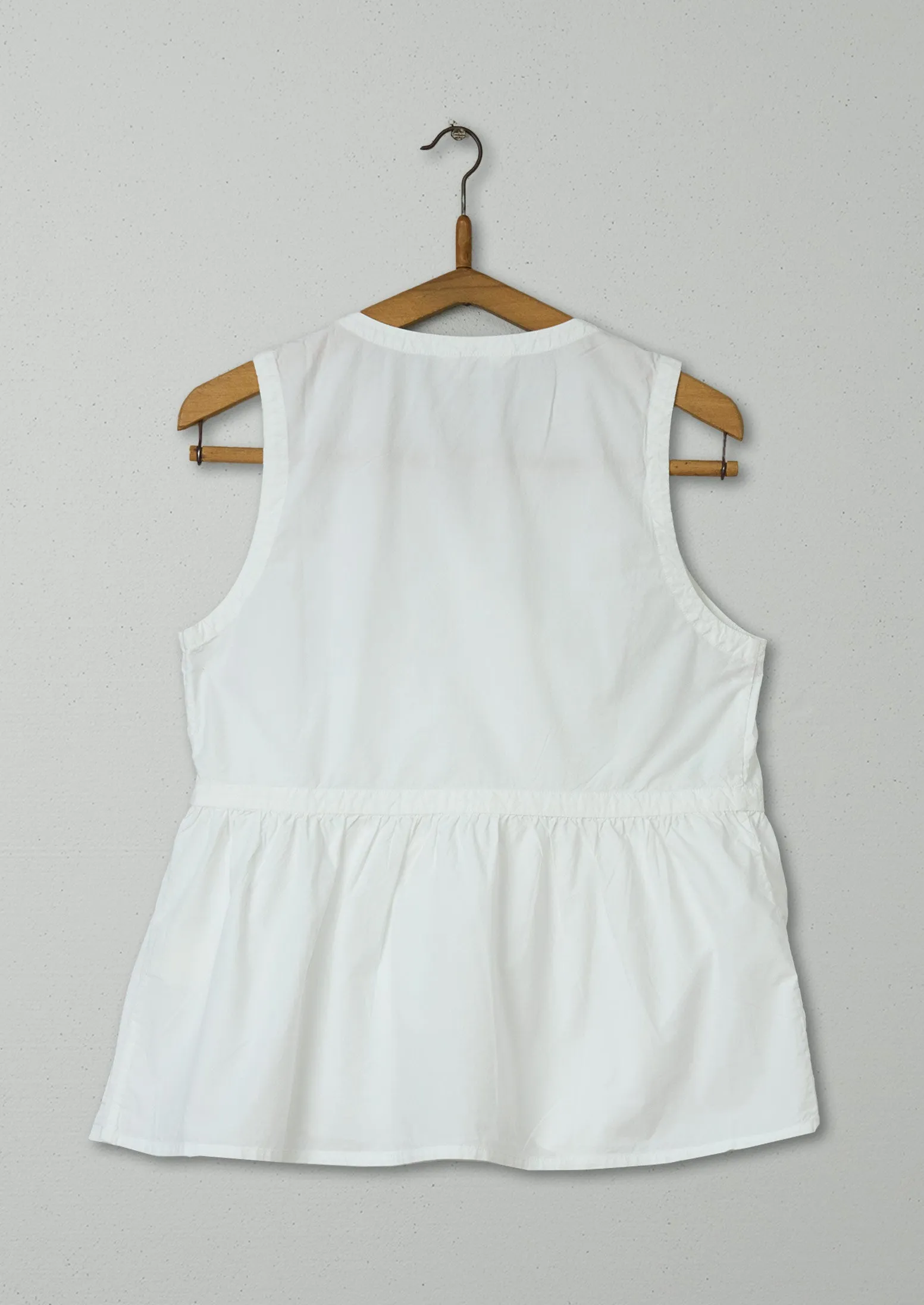 Reworn Poplin Wrap Top Size 16 (477) | Pure White sold by TOAST product image thumbnail 2