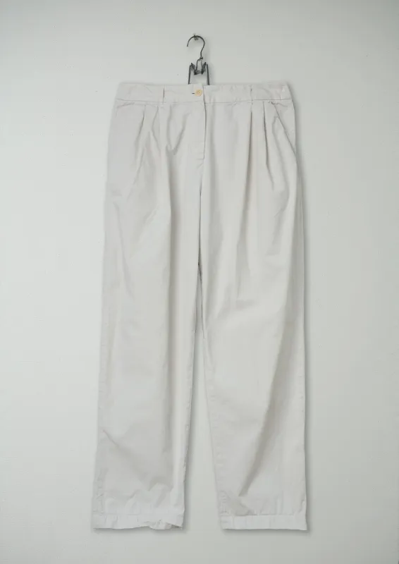 Reworn Mori Trousers Size 12 (562) | Chalk sold by TOAST