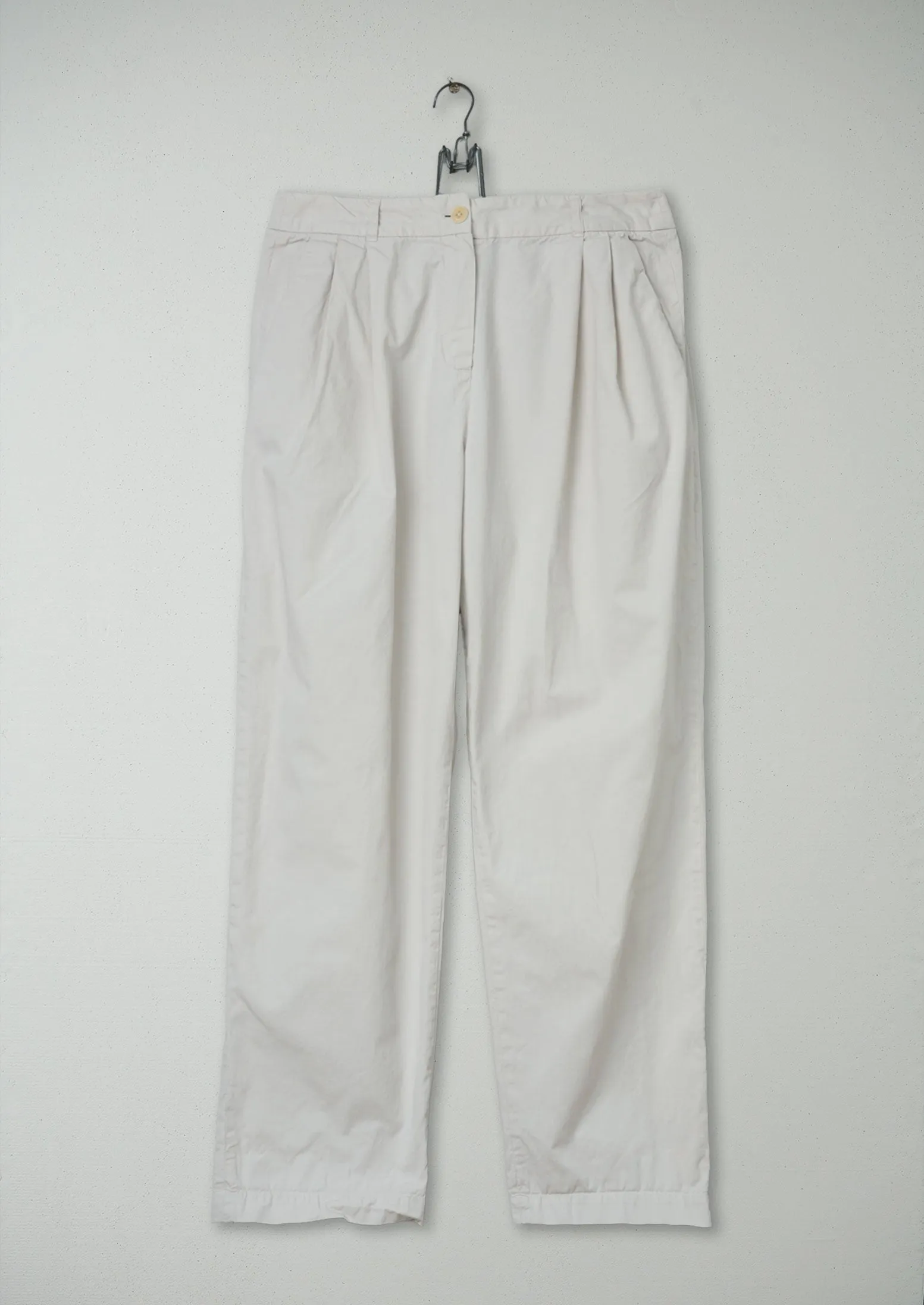 Reworn Mori Trousers Size 12 (562) | Chalk sold by TOAST