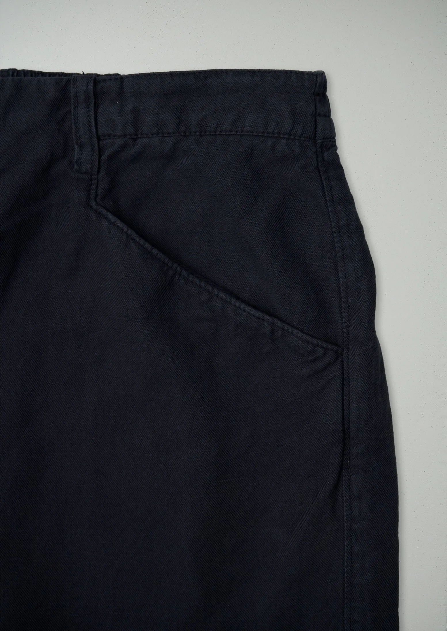 Reworn Alix Cotton Linen Trousers Size 12 (558) | Slate sold by TOAST product image thumbnail 2