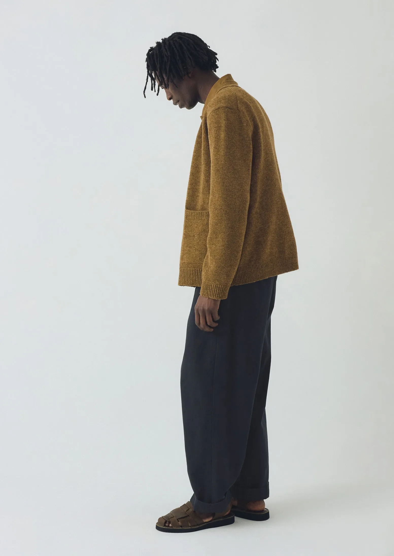 Melange Wool Cardigan | Dijon sold by TOAST product image thumbnail 5