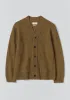 Melange Wool Cardigan | Dijon sold by TOAST
