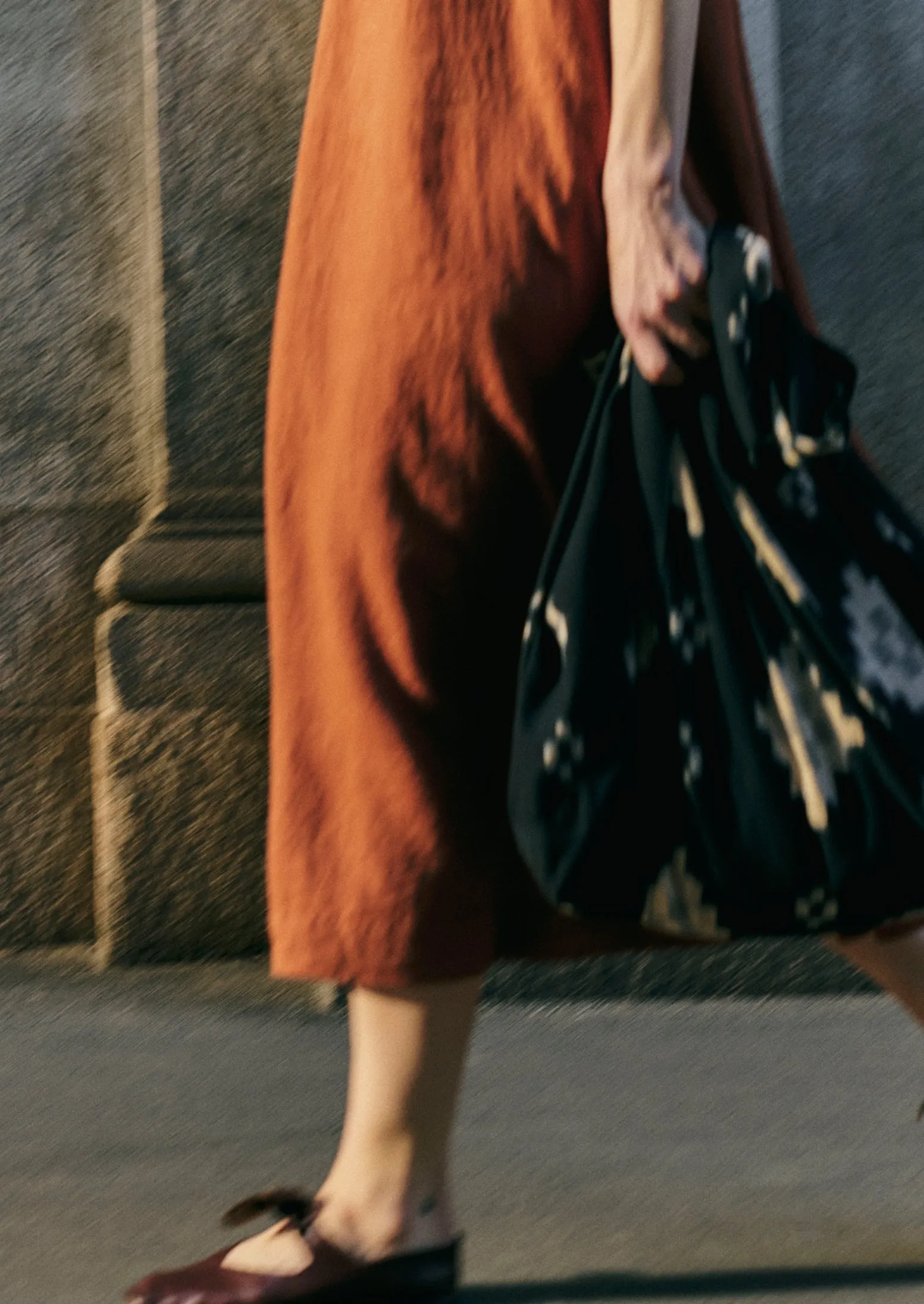 Garment Dyed Linen Sleeveless Dress | Burnt Sienna sold by TOAST product image thumbnail 3