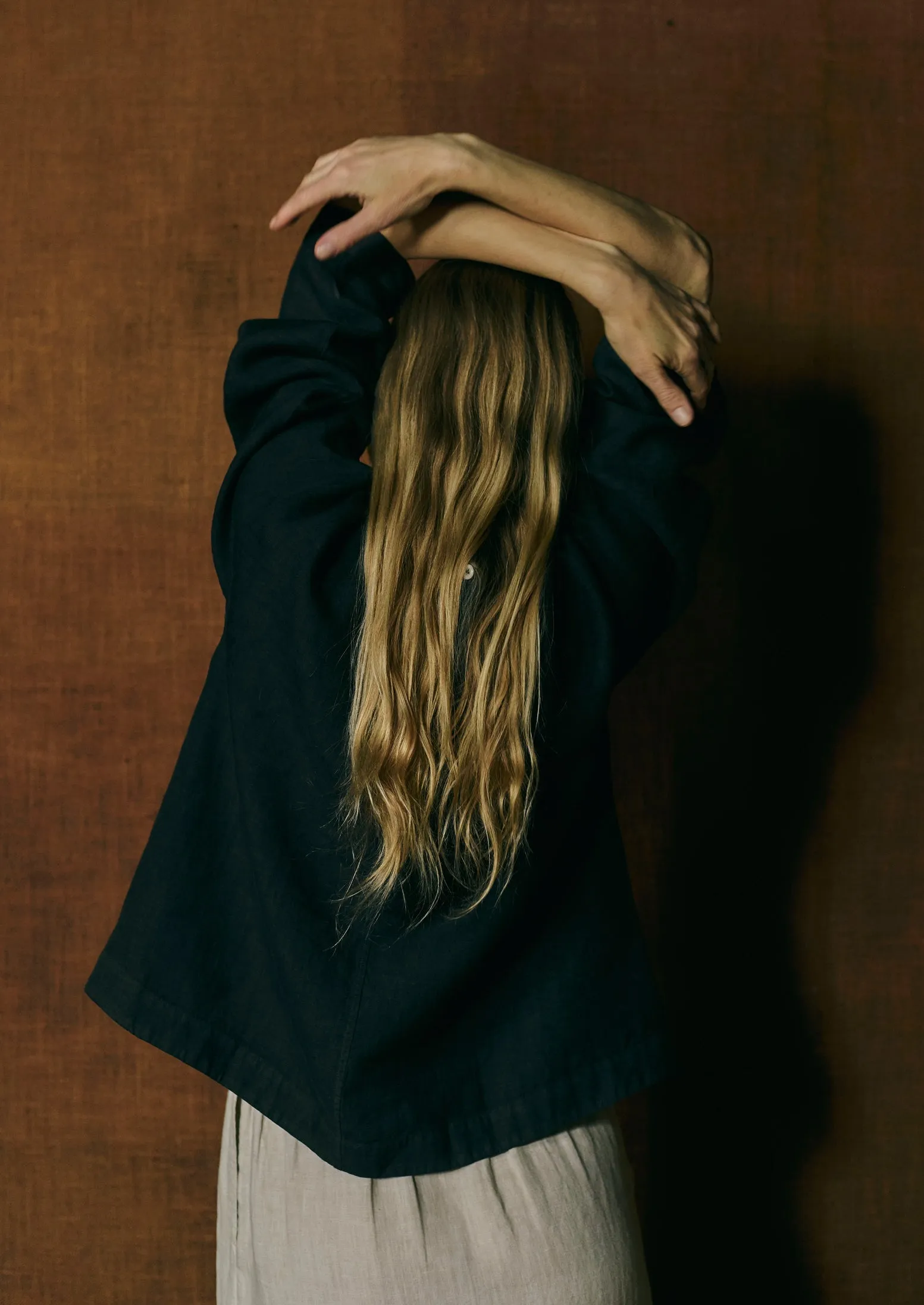 Garment Dyed Linen Top | Black Pepper sold by TOAST product image thumbnail 3