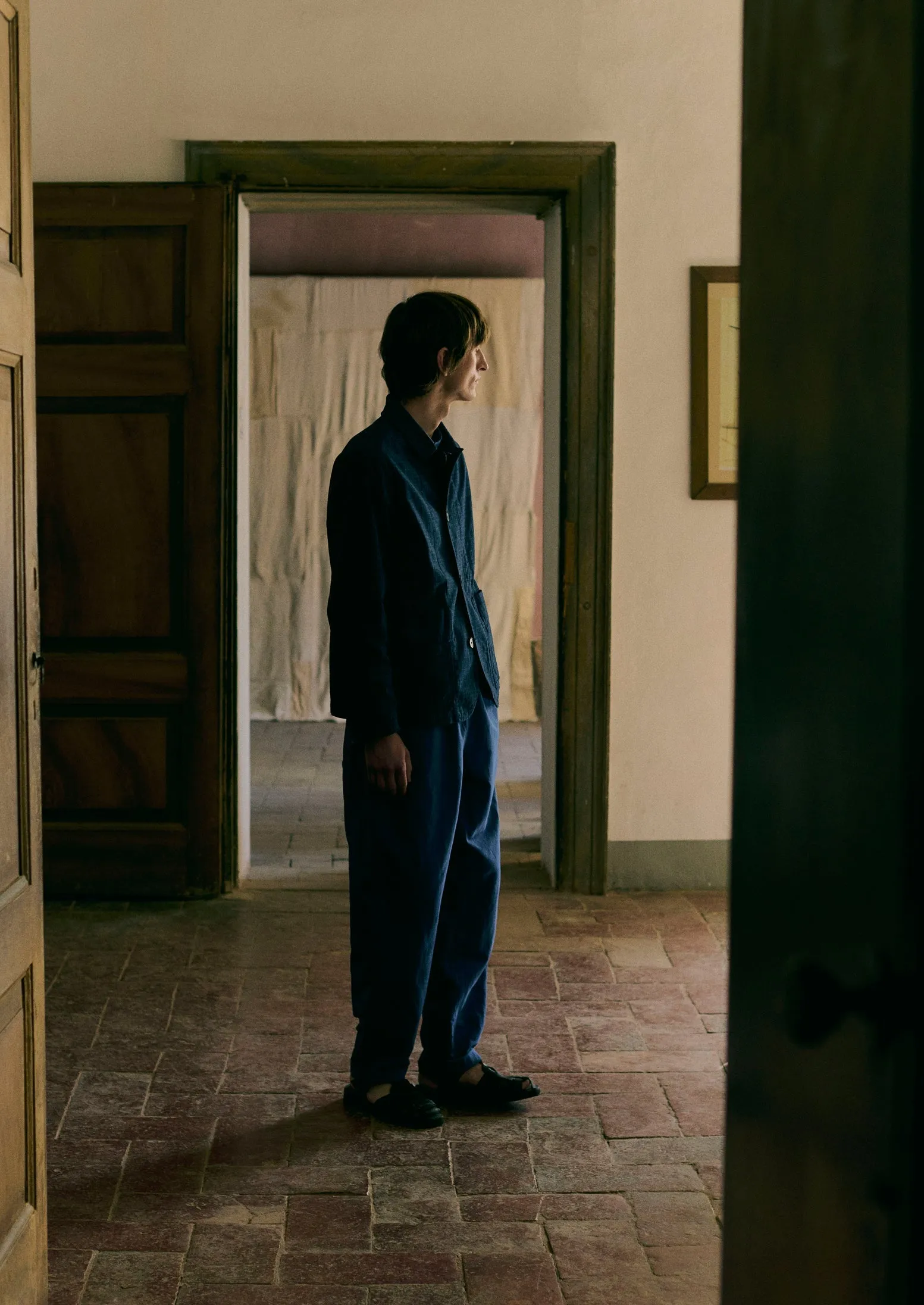 Unstructured Overdyed Chore Jacket | Delft sold by TOAST product image thumbnail 3