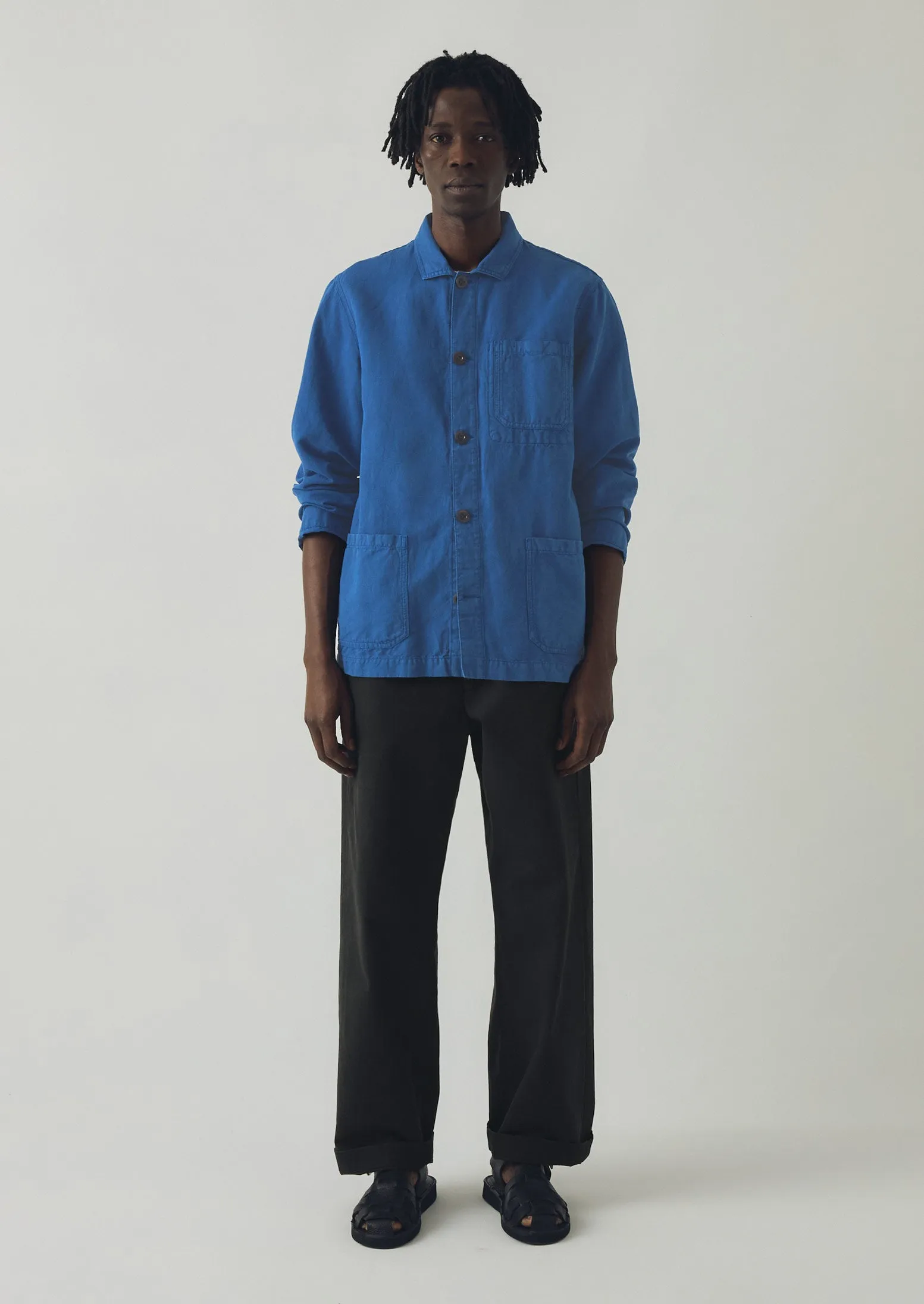 Arlo Garment Dyed Herringbone Jacket | Delft sold by TOAST product image thumbnail 4