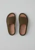 Vibae Open Toe Sandals | Olive sold by TOAST