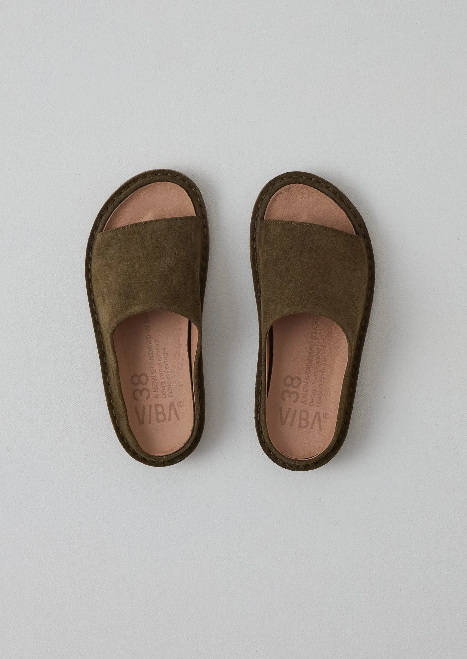 Vibae Open Toe Sandals | Olive sold by TOAST product image thumbnail 3