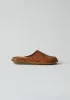 Vibae Roma Leather Woven Mules | Tan sold by TOAST