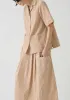 Stripe Cotton Seersucker Patch Pocket Skirt | Terracotta/Ecru sold by TOAST