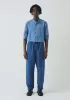 Alfie Garment Dyed Herringbone Trousers | Delft sold by TOAST
