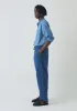 Alfie Garment Dyed Herringbone Trousers | Delft sold by TOAST